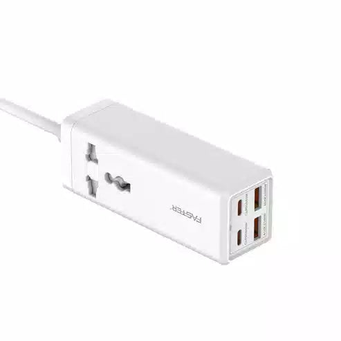 Buy Faster FUS-650 2 USB 2PD 65W Power Extension from Vmart in Pakistan