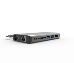 Feeltek Portable 8 in 1 USB-C Hub