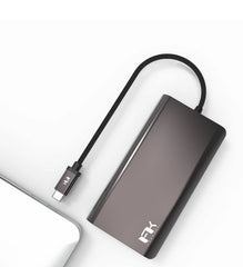 Feeltek Portable 8 in 1 USB-C Hub