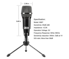 FiFine K667 Condenser Microphone 3.5mm