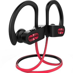 Mpow Flame Bluetooth Headphones Waterproof IPX7- Red And Black