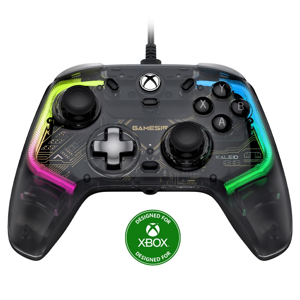 Buy GameSir Kaleid Wired Controller for Xbox Series X|S, Xbox One,Windows 10/11 & Steam Transparent RGB from Vmart in Pakistan