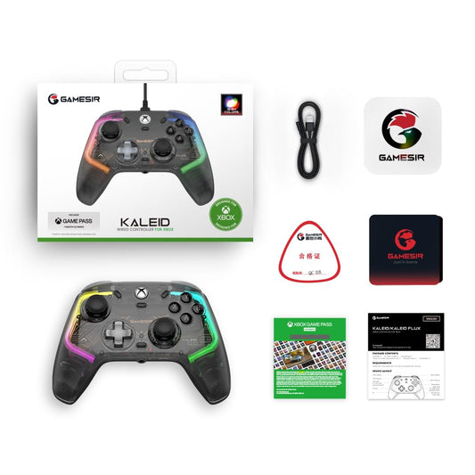 Buy GameSir Kaleid Wired Controller for Xbox Series X|S, Xbox One,Windows 10/11 & Steam Transparent RGB from Vmart in Pakistan
