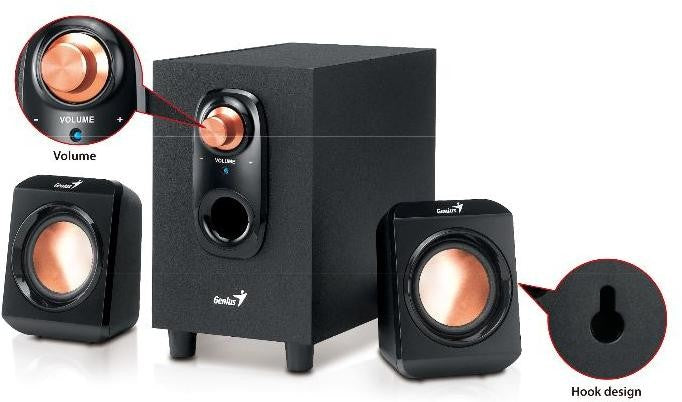 Buy Genius SW-U2.1 200 USB Powered Subwoofer Speakers Vmart in Pakistan