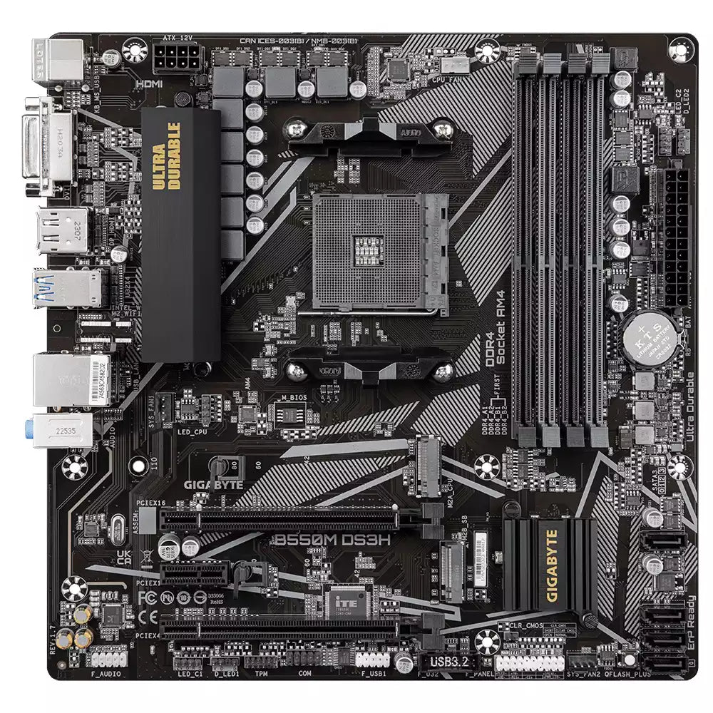 Gigabyte B550M DS3H (REV. 1.4) Motherboard