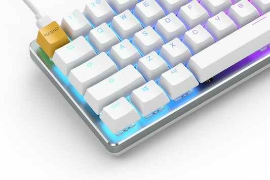 Buy Glorious GMMK White Ice Edition Compact Gaming Keyboard from Vmart in Pakistan