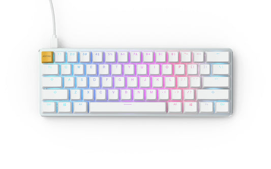 Buy Glorious GMMK White Ice Edition Compact Gaming Keyboard from Vmart in Pakistan