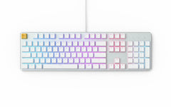 Glorious GMMK White Ice Edition Full Size Gaming Keyboard