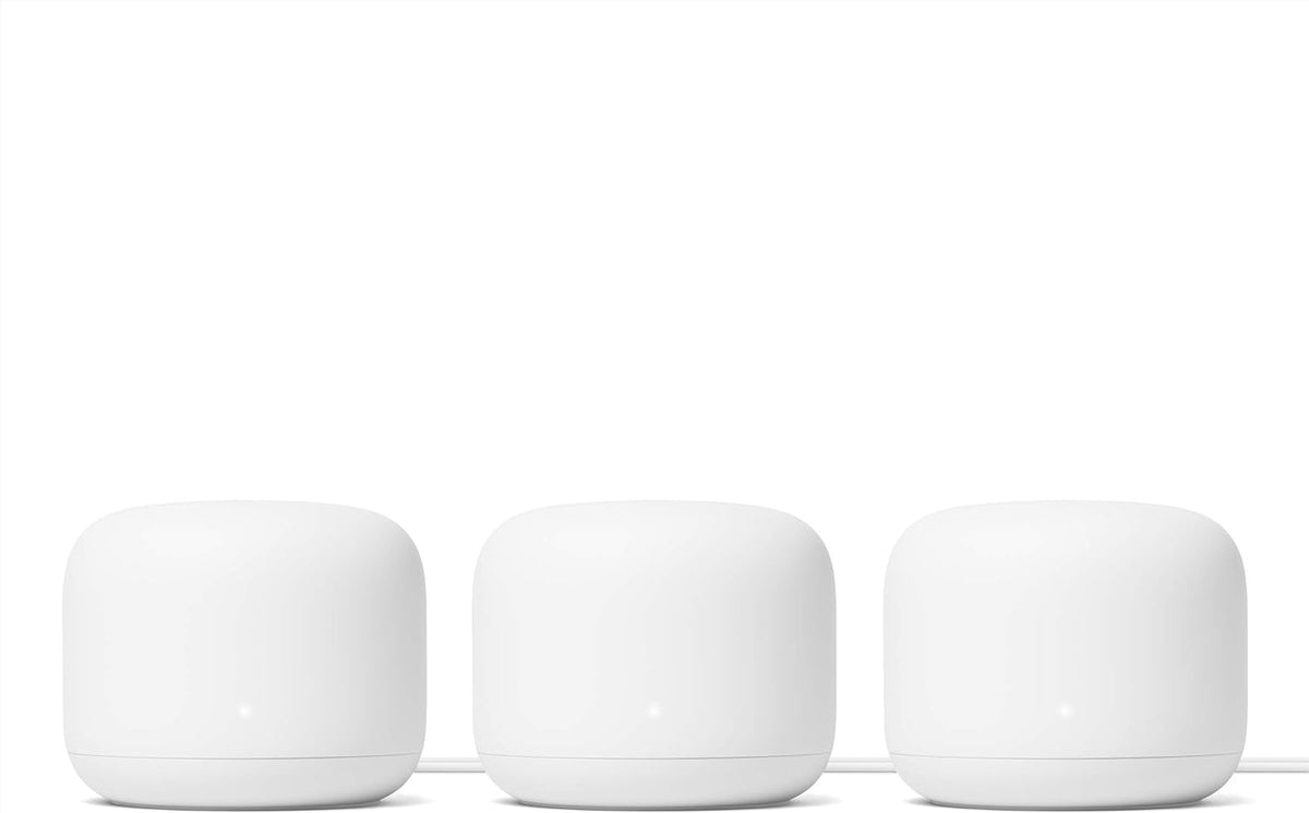 Google Nest WiFi Router 3 Pack (2nd Generation)