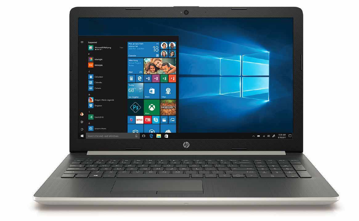 HP Notebook 15-DA1011NE - 8th Gen Ci5, 4GB DDR4, 1TB, W10 - (Silver)