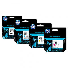 HP 711 All 4 Colors Ink Cartridge Set