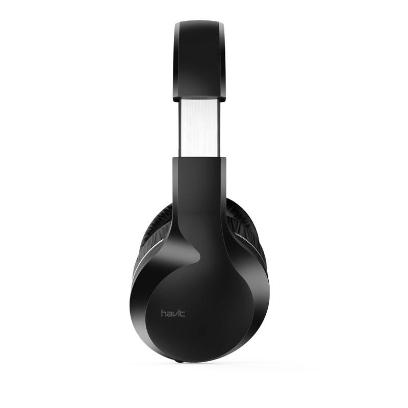 Havit H100d Wired Portable Folding Headphone - Black