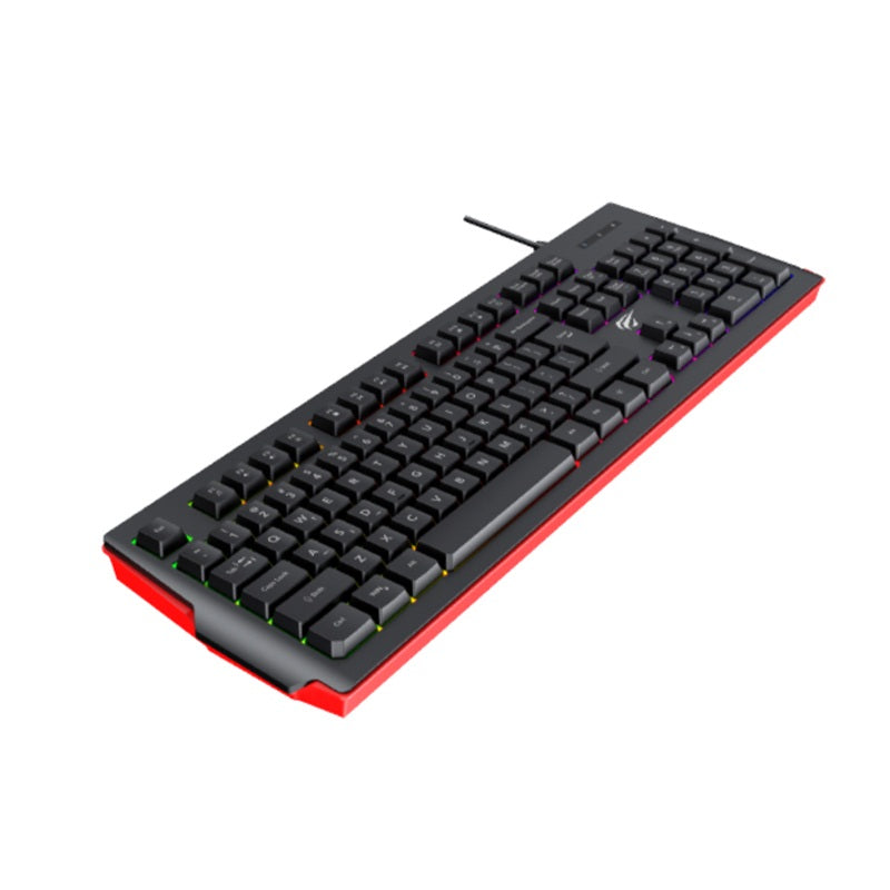 Havit KB866L Multi function Backlit Keyboard - Black+Red