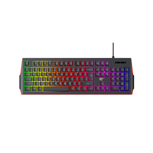 Buy Havit KB866L Multi function Backlit Keyboard - Black+Red from Vmart in Pakistan