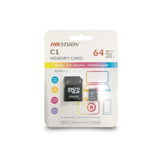Buy HikVision C1 64GB Micro SD Memory Card from Vmart in Pakistan