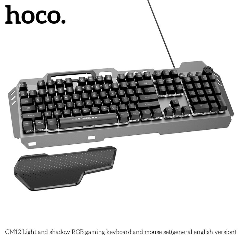 Hoco GM12 Wired Gaming Keyboard Mouse Combo