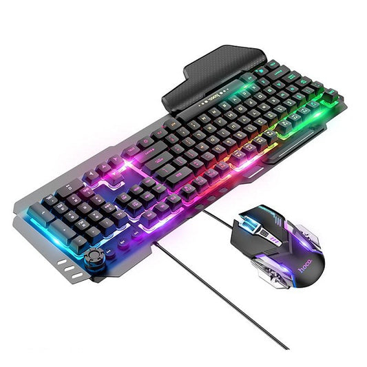 Buy Hoco GM12 Wired Gaming Keyboard Mouse Combo from Vmart in Pakistan