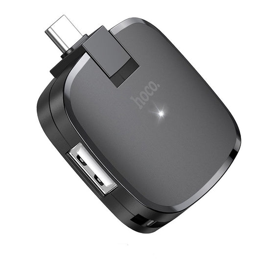 Buy Hoco HB11 Type-C Hub USB-C to 3 Ports USB 2.0 Converter from Vmart in Pakistan