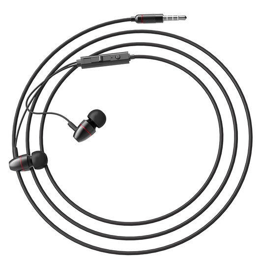 Buy Hoco M59 Magnificent Universal Earphones - Black from Vmart in Pakistan