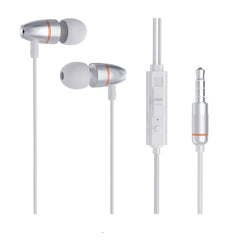 Hoco M59 Magnificent Universal Earphones - Silver