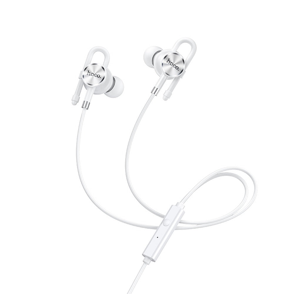 Hoco M84 Perfection Earphones with Microphone 3.5mm - White