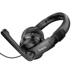 Hoco W103 Magic Tour Wired Gaming Headset - Black