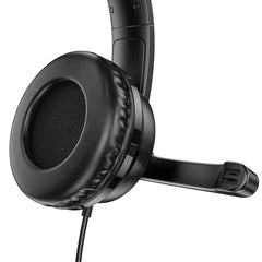 Hoco W103 Magic Tour Wired Gaming Headset - Black