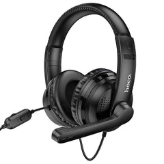 Hoco W103 Magic Tour Wired Gaming Headset - Black