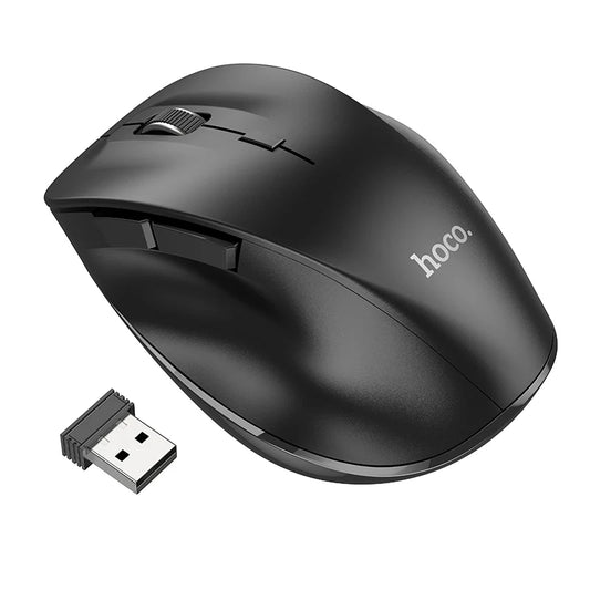 Buy Hoco GM24 Mystic Six-Button Dual-Mode Business Wireless Mouse Black from Vmart in Pakistan