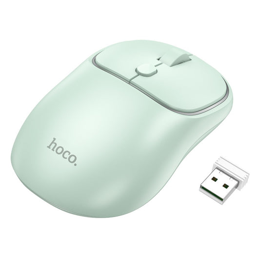 Buy Hoco GM25 Royal Dual-Mode Business Wireless Mouse Mint Green from Vmart in Pakistan