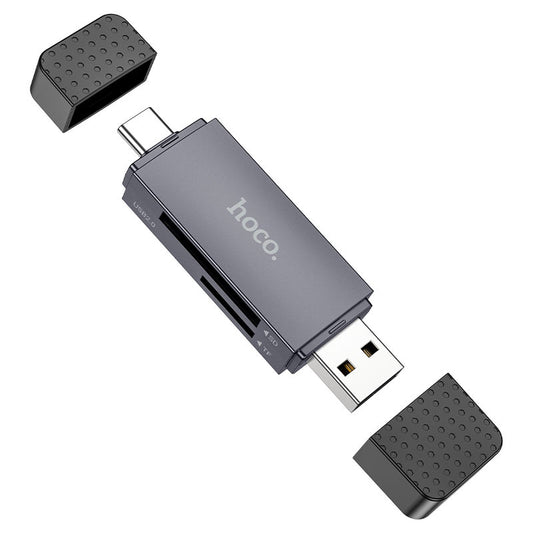 Buy Hoco HB45 Spirit USB-A + Type-C 2.0 Card Reader from Vmart in Pakistan