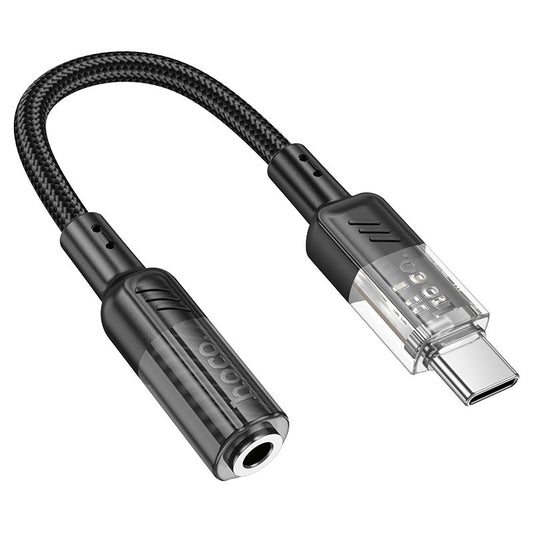 Buy Hoco LS37 Spirit Type-C to 3.5mm Audio Converter Adapter Black from Vmart in Pakistan