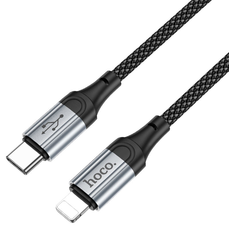 Buy Hoco X102 Fresh Type-C to Lightning PD 27W Fast Charge Cable 1m Black from Vmart in Pakistan
