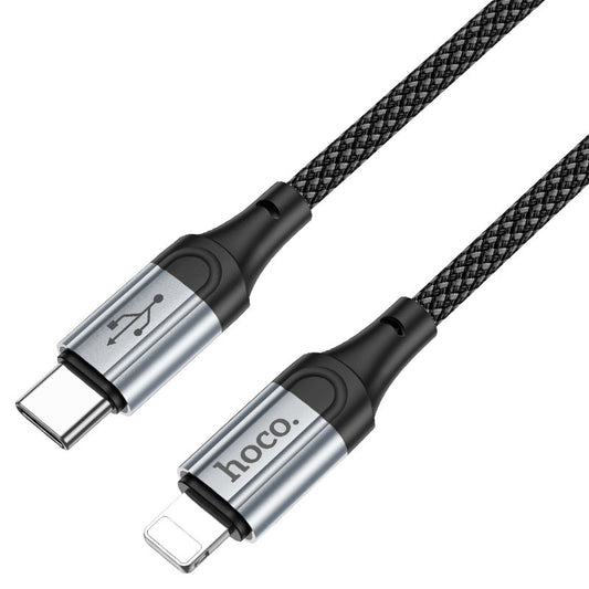Buy Hoco X102 Fresh Type-C to Lightning PD 27W Fast Charge Cable 1m Black from Vmart in Pakistan