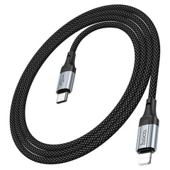 Buy Hoco X102 Fresh Type-C to Lightning PD 27W Fast Charge Cable 1m Black from Vmart in Pakistan