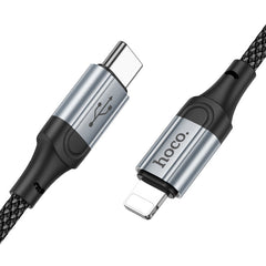 Buy Hoco X102 Fresh Type-C to Lightning PD 27W Fast Charge Cable 1m Black from Vmart in Pakistan