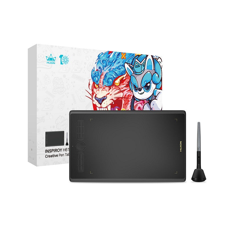 Huion Inspiroy H610X 10" x 6.25" Graphic Tablet