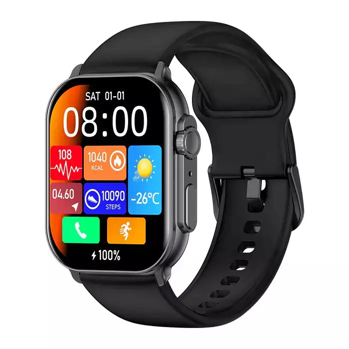 IMIKI SF1E Bluetooth Calling Smart Watch Black