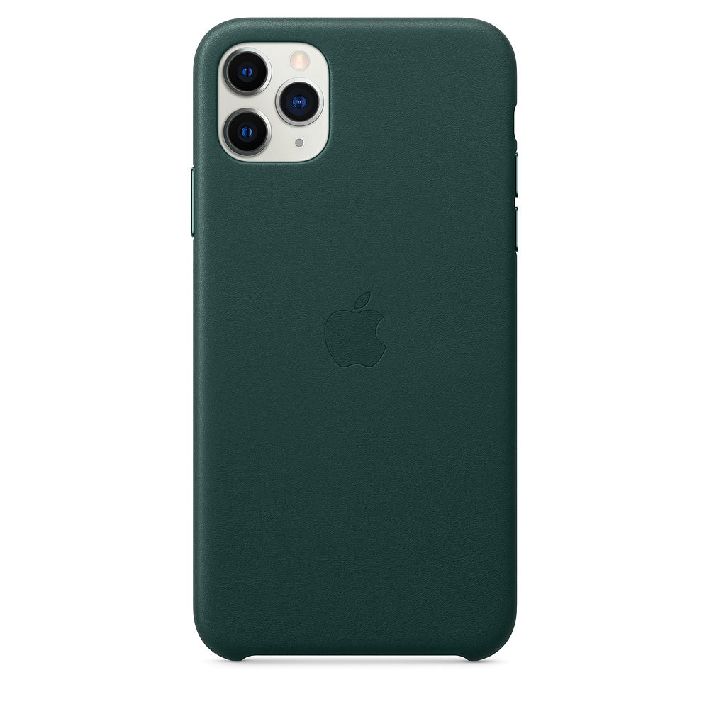 Apple iPhone 11 Pro Max Leather Case - Forest Green