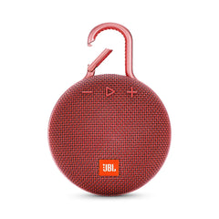 JBL CLIP 3 Portable Bluetooth Speaker - Red