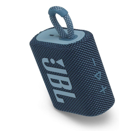 JBL GO 3 Portable Waterproof Speaker - Blue