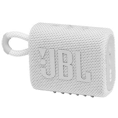 JBL GO 3 Portable Waterproof Speaker - White