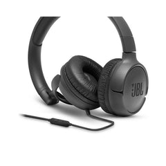 JBL Tune 500 Wired On-Ear Headphones - Black