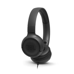 JBL Tune 500 Wired On-Ear Headphones - Black