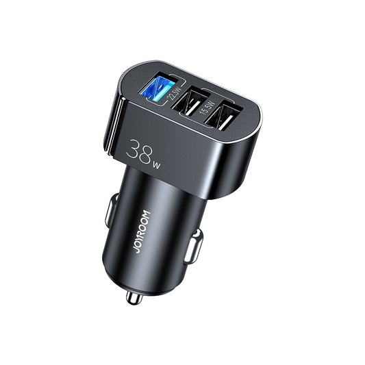 Buy Joyroom C-A19 38W 3 USB Ports Fast Charging Aluminum Alloy Car Charger from Vmart in Pakistan