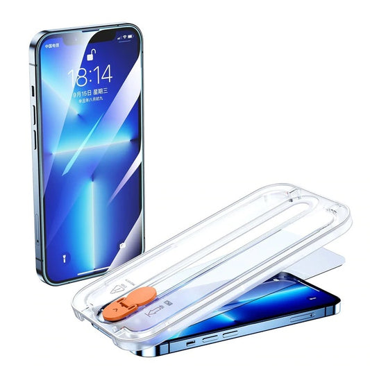 Buy Joyroom HD Tempered Glass Screen Protector with Tray for iPhone 13 Pro Max - 2 Pack from Vmart in Pakistan