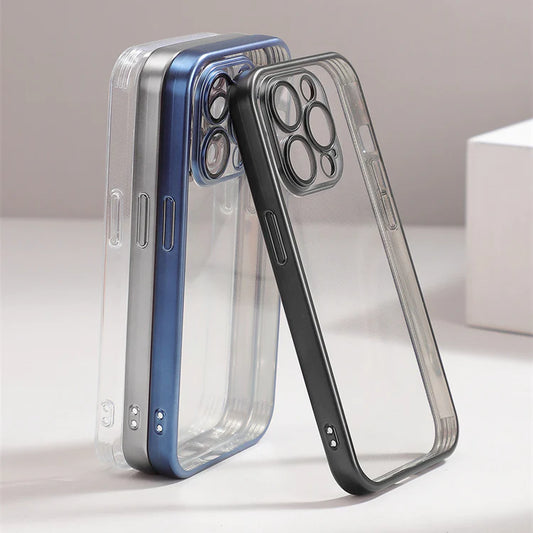 Buy Joyroom JR-15Q4 TPU Case with Lens Protector For iPhone 15 Pro Max - Clear from Vmart in Pakistan