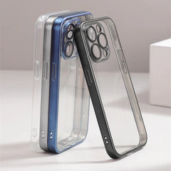 Joyroom JR-15Q4 TPU Case with Lens Protector For iPhone 15 Pro Max - Clear