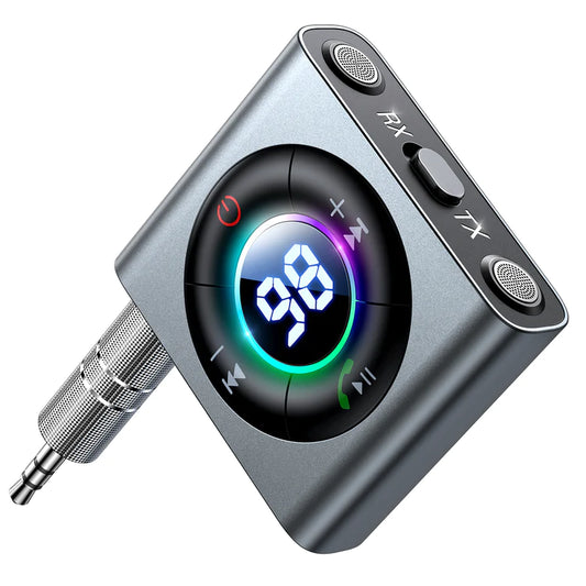 Buy Joyroom JR-CB2 2-in-1 Wireless Transmitter/Receiver Dark Gray from Vmart in Pakistan