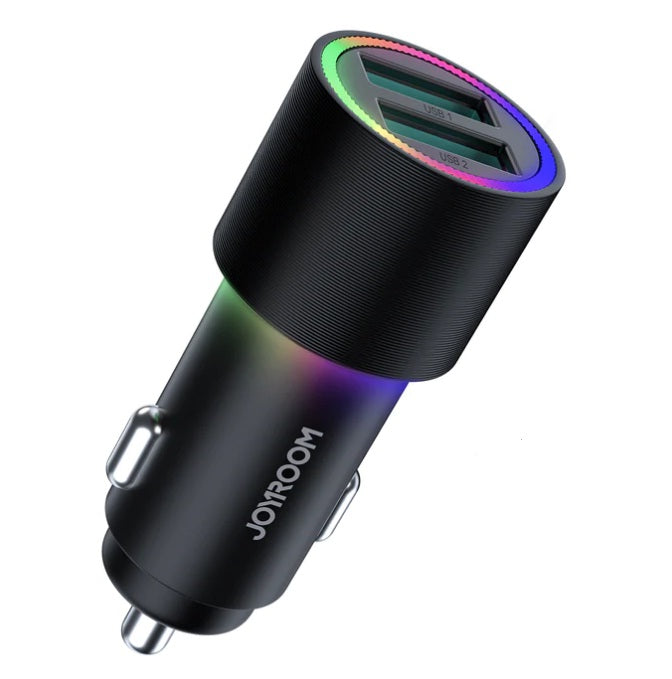 Joyroom JR-CL10 4.8A Dual-port USB Car Charger